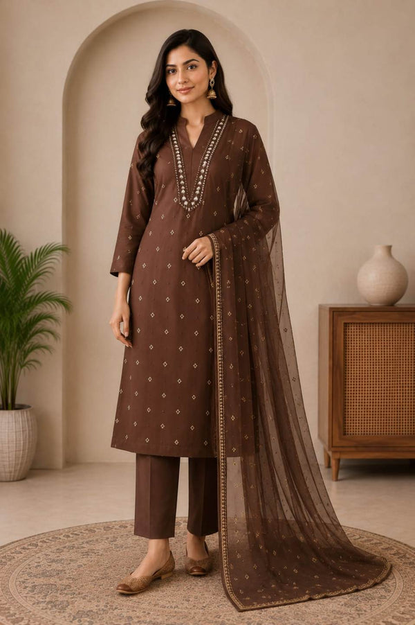 Women's Printed Cotton Suit Set