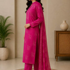 Women's Printed Cotton Ethnic Suit Set