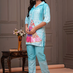 Women's Printed Rayon Co-Ord Set