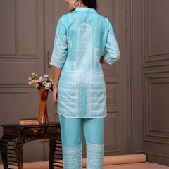 Women's Printed Rayon Co-Ord Set