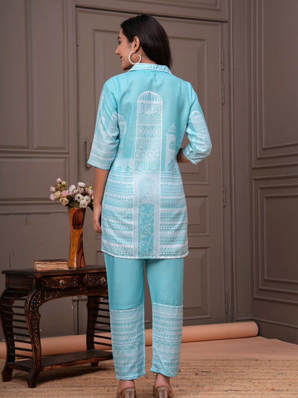Women's Printed Rayon Co-Ord Set
