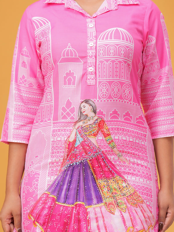 Women's Printed Rayon Co-Ord Set